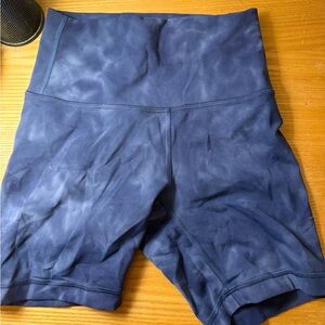 lululemon space dye biker shorts